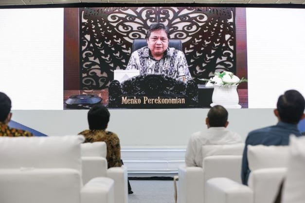 Menteri Koordinator Bidang Perekonomian Republik Indonesia Airlangga Hartarto 